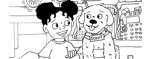 Frida's fireworks coloring page 2