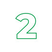 numeral 2 icon